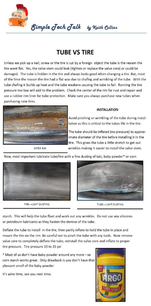 Tube vs Tire on Model A's